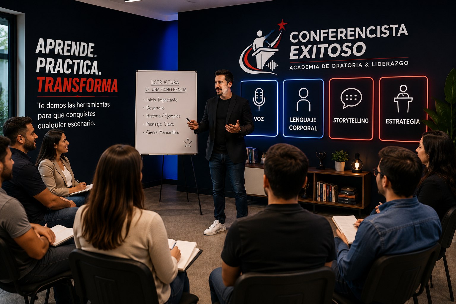 Academia de oratoria y liderazgo