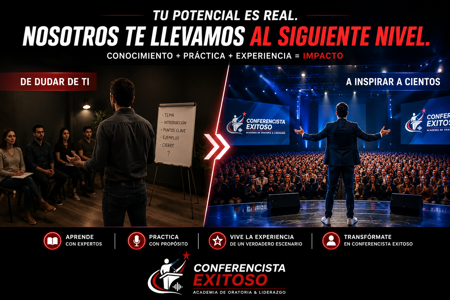De la duda al impacto como conferencista